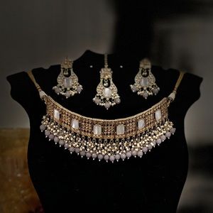 High Quality Polki Necklace Set